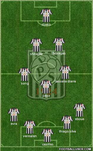 Vaasan Palloseura Formation 2011