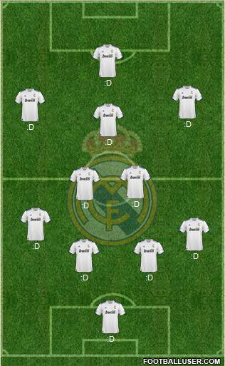R. Madrid Castilla Formation 2011