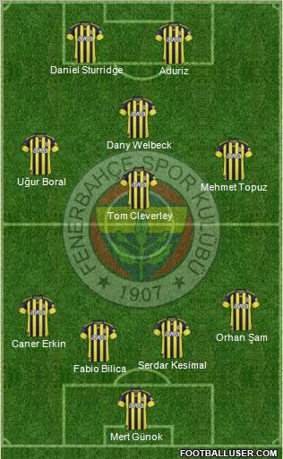 Fenerbahçe SK Formation 2011