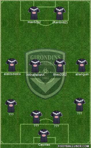 FC Girondins de Bordeaux Formation 2011