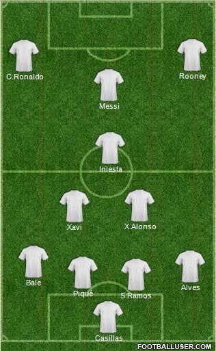 Pro Evolution Soccer Team Formation 2011
