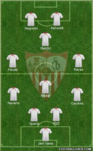 Sevilla F.C., S.A.D. Formation 2011