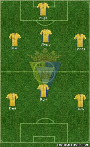 Cádiz C.F., S.A.D. Formation 2011