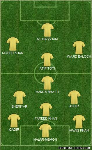 Hercílio Luz FC Formation 2011
