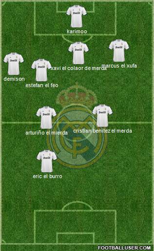 R. Madrid Castilla Formation 2011