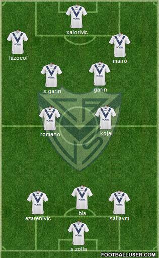 Vélez Sarsfield Formation 2011