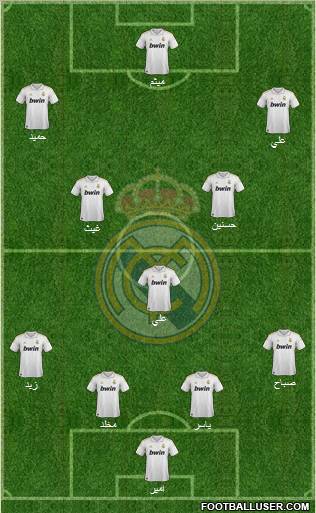 Real Madrid C.F. Formation 2011