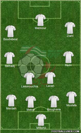 Algeria Formation 2011