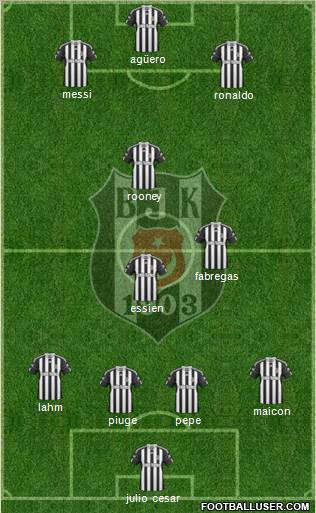 Besiktas JK Formation 2011