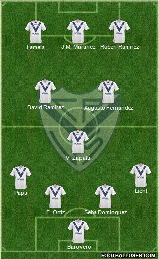 Vélez Sarsfield Formation 2011