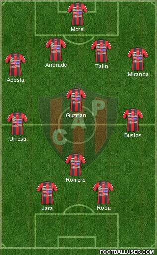 Patronato de Paraná football formation