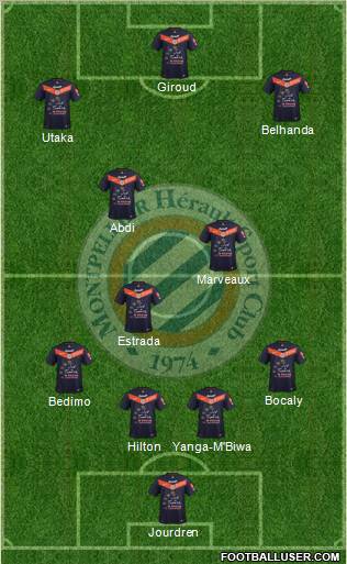 Montpellier Hérault Sport Club Formation 2011