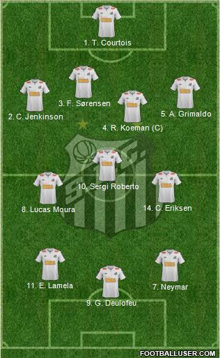 Santos FC Formation 2011