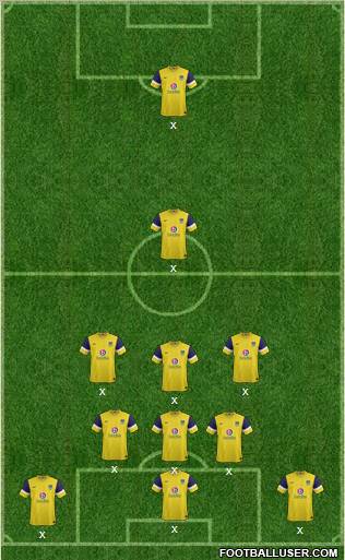 Oxford United Formation 2011