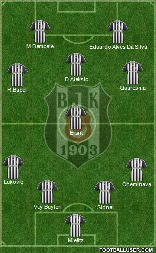 Besiktas JK Formation 2011