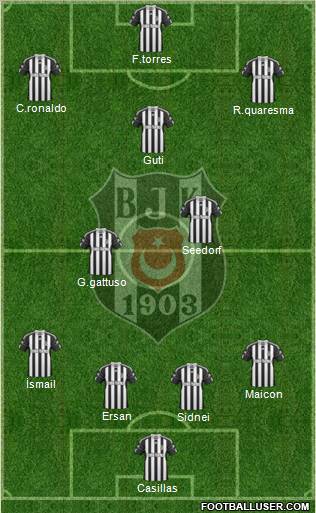 Besiktas JK Formation 2011
