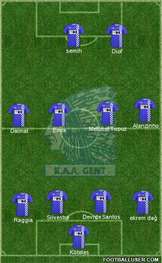 KAA Gent Formation 2011
