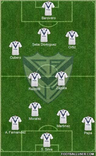 Vélez Sarsfield Formation 2011