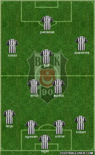 Besiktas JK Formation 2011