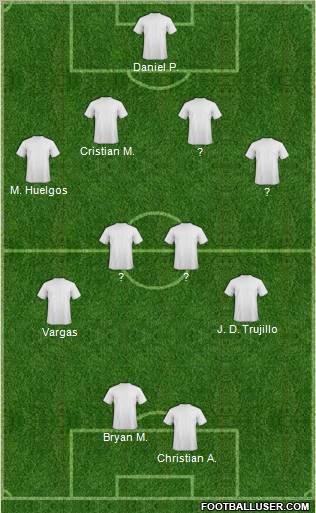 Dream Team 4-4-2 football formation