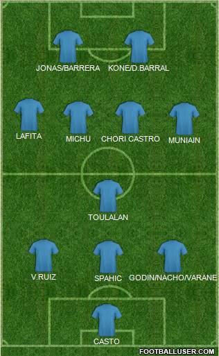 Pro Evolution Soccer Team Formation 2011