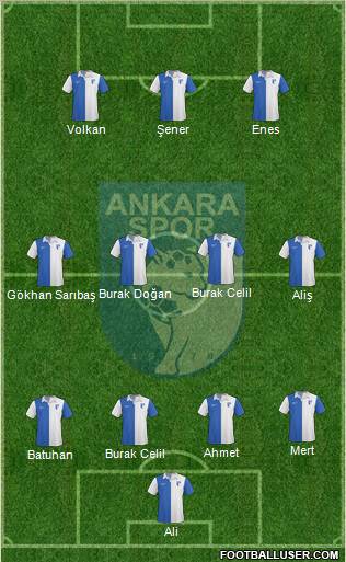 Ankaraspor A.S. Formation 2011