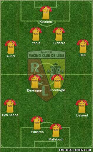 Racing Club de Lens Formation 2011