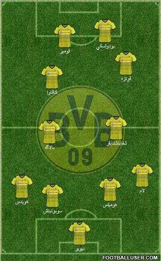 Borussia Dortmund Formation 2011