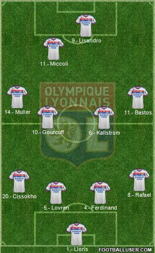 Olympique Lyonnais Formation 2011