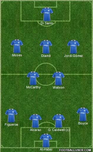 Wigan Athletic Formation 2011