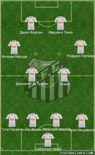 Santos FC Formation 2011