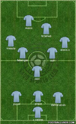 Al-Sadd Sports Club Formation 2011