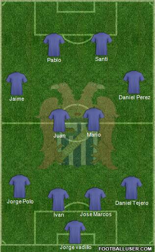 Águilas C.F. Formation 2011