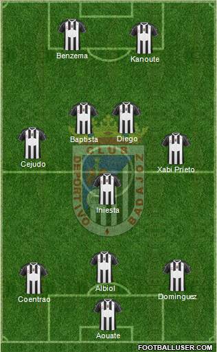 C.D. Badajoz S.A.D. Formation 2011