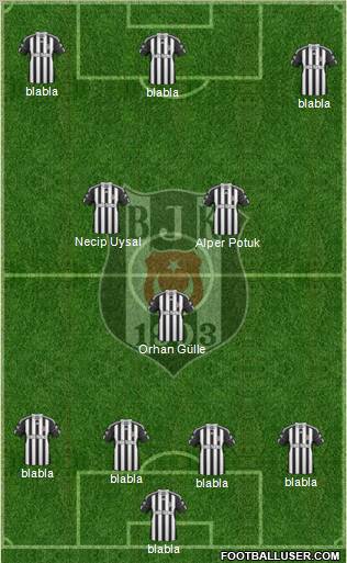 Besiktas JK Formation 2011