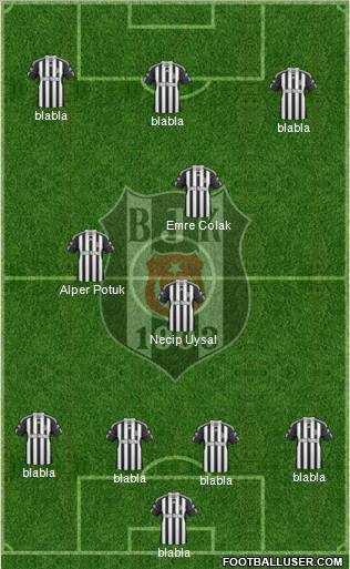 Besiktas JK Formation 2011