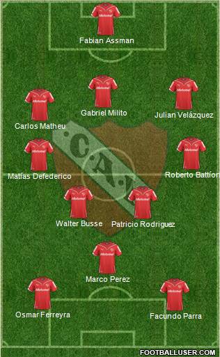 Independiente Formation 2011