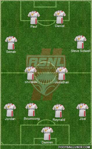 A.S. Nancy Lorraine Formation 2011