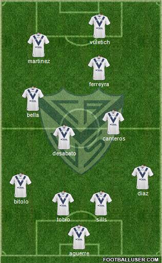 Vélez Sarsfield Formation 2011
