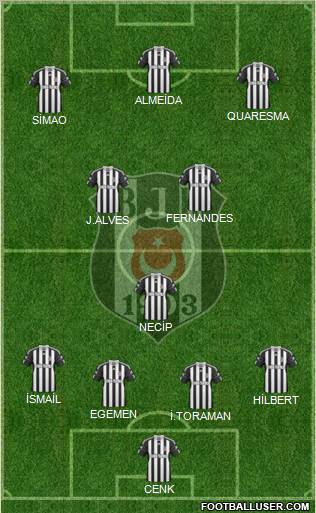 Besiktas JK Formation 2011