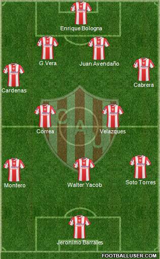 Unión de Santa Fe Formation 2011