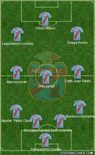 Arsenal de Sarandí Formation 2011