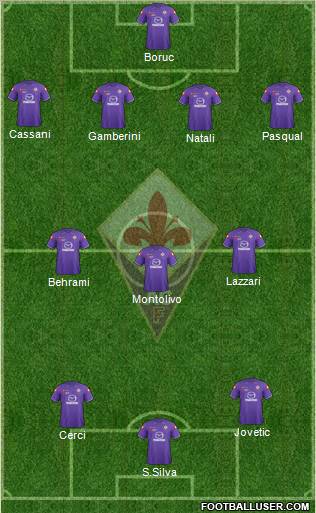 Fiorentina Formation 2011