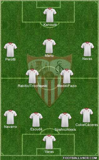 Sevilla F.C., S.A.D. Formation 2011