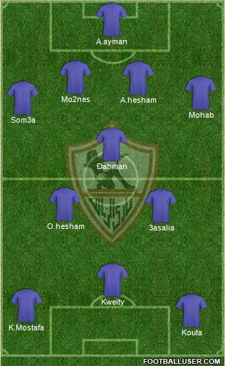Zamalek Sporting Club Formation 2011