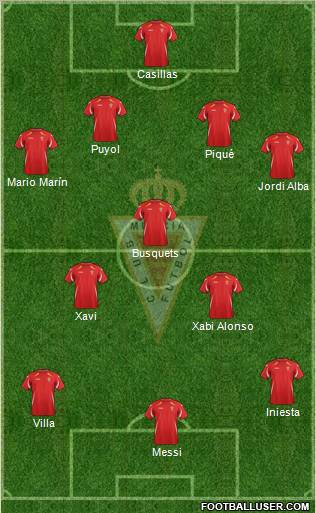 Real Murcia C.F., S.A.D. Formation 2011