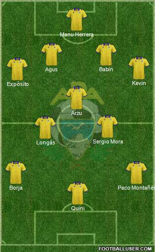 A.D. Alcorcón Formation 2011