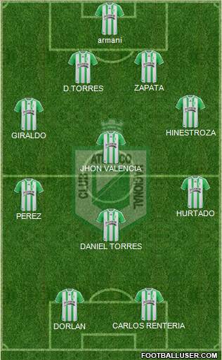 CDC Atlético Nacional Formation 2011