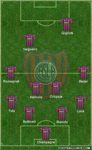 San Lorenzo de Almagro Formation 2011
