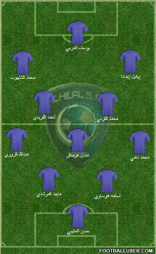 Al-Hilal (KSA) Formation 2011